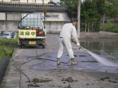 軽トラ洗浄車参上!