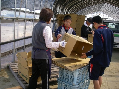 中学生が職場体験にやって来た!!